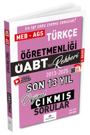 2026, ÖABT Kitabı, Türkçe, Çıkmış Soru Kitabı, Dizgi Kitap Yayınları 9786255843661