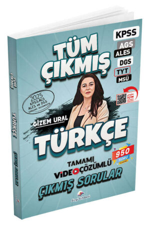 2026, KPSS Kitap, ALES Kitap, TYT Kitap, Türkçe, Çıkmış Soru Kitabı, Dizgi Kitap Yayınları 9786255788016