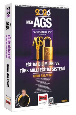 Yargı Yayınları 2026 MEB-AGS Kilidi Eğitim Bilimleri ve Türk Milli Eğitim Sistemi Konu Anlatımı Modül 1