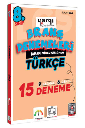 Türkçe, Deneme Kitabı, Yargı Ders Arkadaşım 9786258576320