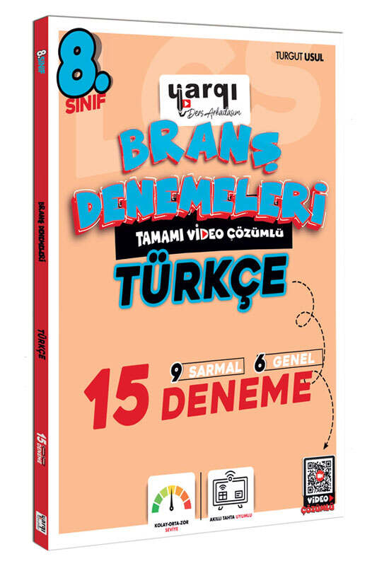 Türkçe, Deneme Kitabı, Yargı Ders Arkadaşım 9786258576320