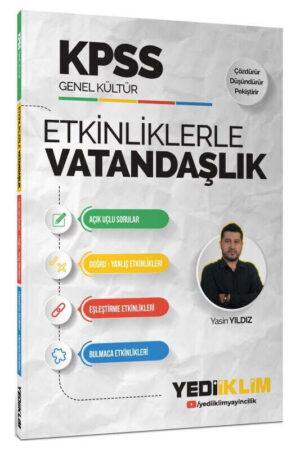 KPSS Kitap, Yediiklim Yayınları 9786258537338