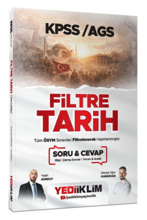 2026, KPSS Kitap, Tarih, Yediiklim Yayınları 9786258537291