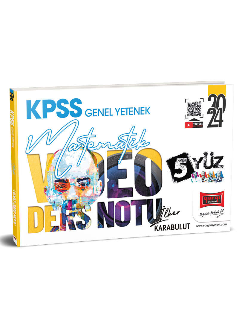 Yargı Yayınları 2024 KPSS Genel Yetenek 5Yüz Matematik Video Ders Notları