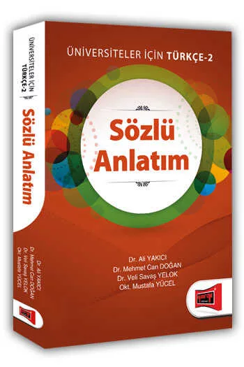 Yargı Yayınları Sözlü Anlatım Üniversiteler İçin Türkçe - 2