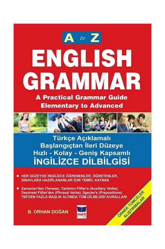 Net Kitap A to Z English Grammar Adan Zye İngilizce Dilbilgisi
