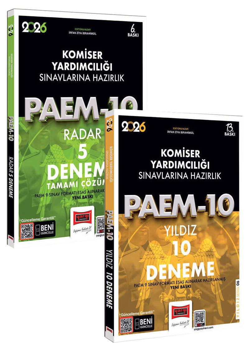 Yargı Yayınları 2026 PAEM Deneme Seti