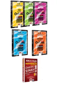 2024, 2026, Lise, Tüm Dersler, KPSS Kitap, Çıkmış Soru Kitabı, Yargı Yayınları 9999B1804