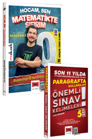 Yargı Yayınları Tüm Adaylar İçin Matematikte Sıfırım ve Son 11 Yılda Paragrafta Kullanılan Önemli Sınav Kelimeleri Süper İkili Set