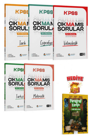 Akademi Denizi KPSS Çıkmamış Sorular Soru Bankası Seti