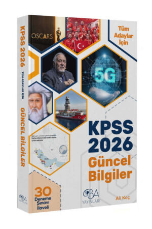 CBA Yayınları 2026 KPSS Güncel Bilgiler Konu Anlatımı (30 Deneme İlaveli)