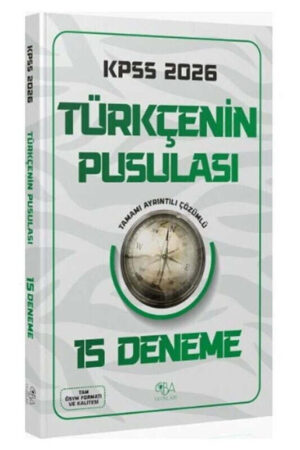 CBA Yayınları 2026 KPSS Türkçenin Pusulası 15 Deneme