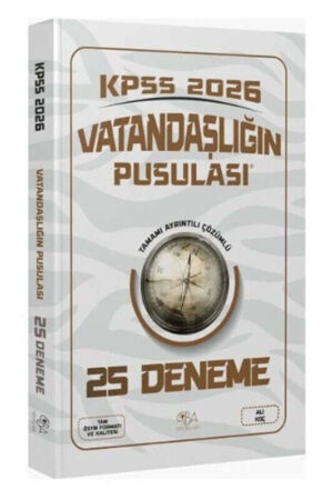 CBA Yayınları 2026 KPSS Vatandaşlık Vatandaşlığın Pusulası 25 Deneme