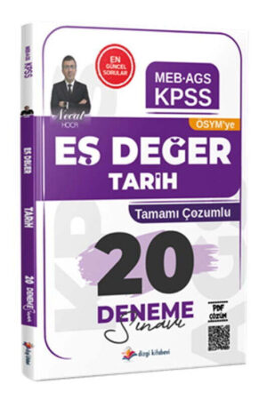 Dizgi Kitap 2026 KPSS MEB AGS ÖSYM Eş Değer Tarih Tamamı PDF Çözümlü 20 Deneme Sınavı