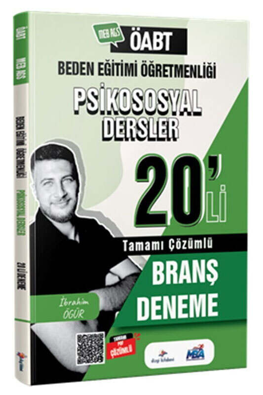 Dizgi Kitap 2026 MEB AGS ÖABT Beden Eğitimi Psikososyal Dersler Tamamı PDF Çözümlü 20 li Branş Deneme