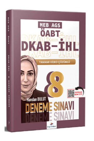 Dizgi Kitap 2026 MEB AGS ÖABT DKAB İHL Tamamı Video Çözümlü 8 Deneme Sınavı