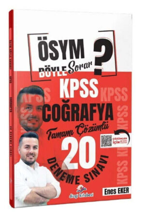 Dizgi Kitap KPSS Coğrafya ÖSYM Böyle Sorar 20 Deneme
