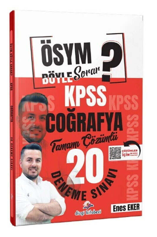 Dizgi Kitap KPSS Coğrafya ÖSYM Böyle Sorar 20 Deneme