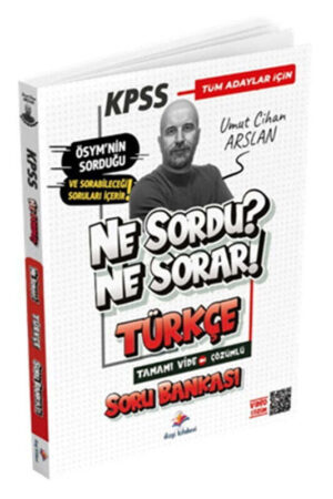 Dizgi Kitap KPSS Tüm Adaylar İçin Türkçe Ne Sordu Ne Sorar Tamamı Video Çözümlü Soru Bankası