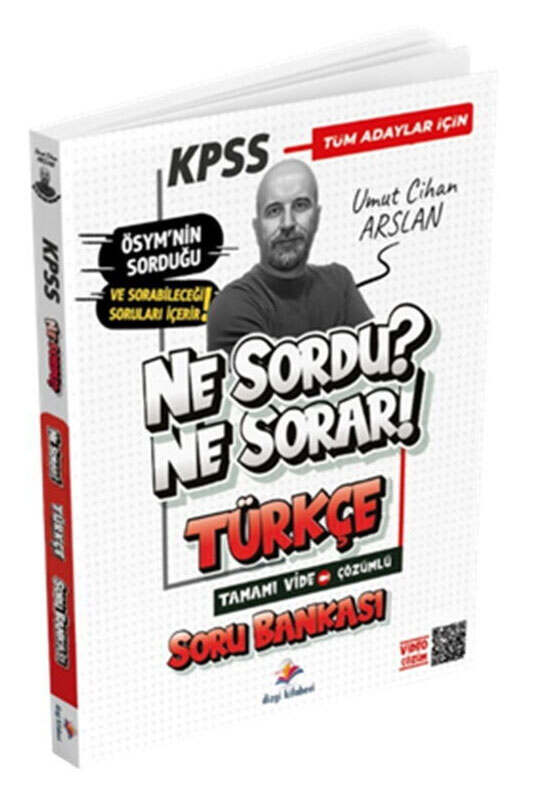 Dizgi Kitap KPSS Tüm Adaylar İçin Türkçe Ne Sordu Ne Sorar Tamamı Video Çözümlü Soru Bankası