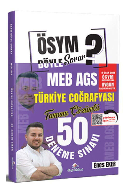 Dizgi Kitap ÖSYM Böyle Sorar 2026 MEB AGS Türkiye Coğrafyası Tamamı PDF Çözümlü 50 Deneme Sınavı