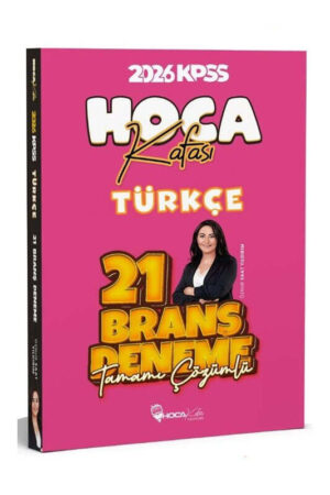 Hoca Kafası 2026 KPSS Türkçe 21 Deneme Çözümlü