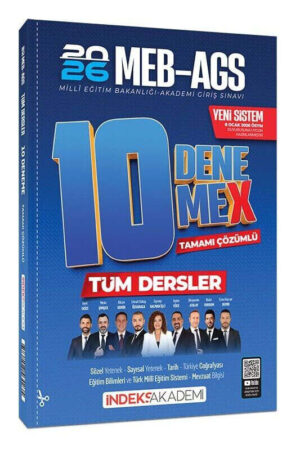 İndeks Akademi 2026 MEB-AGS Tüm Dersler 10 DenemeX Çözümlü