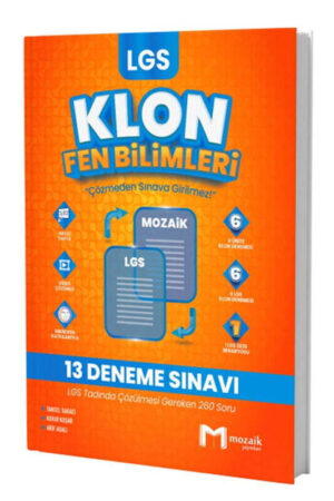 Mozaik Yayınları 8. Sınıf LGS Fen Bilimleri Klon 13 Deneme