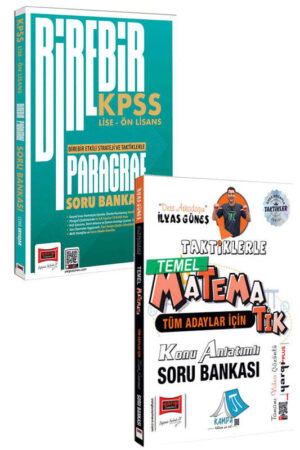Yargı 2026 KPSS Tüm Adaylar Taktiklerle Temel Matematik ve Lise - Ön Lisans Paragraf Soru Bankası Seti