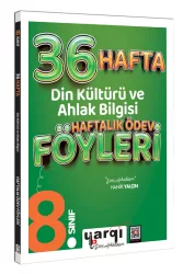 Yargı Ders Arkadaşım 8. Sınıf Din Kültürü ve Ahlak Bilgisi 36 Haftalık Ödev Föyleri