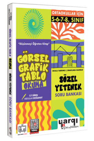 Yargı Ders Arkadaşım Ortaokullar İçin Görsel Grafik Tablo Okuma Sözel Yetenek Soru Bankası