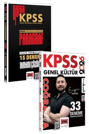 Yargı Yayınları 2026 KPSS Paragraf ve Genel Kültür Coğrafya Tamamı Çözümlü Deneme Seti