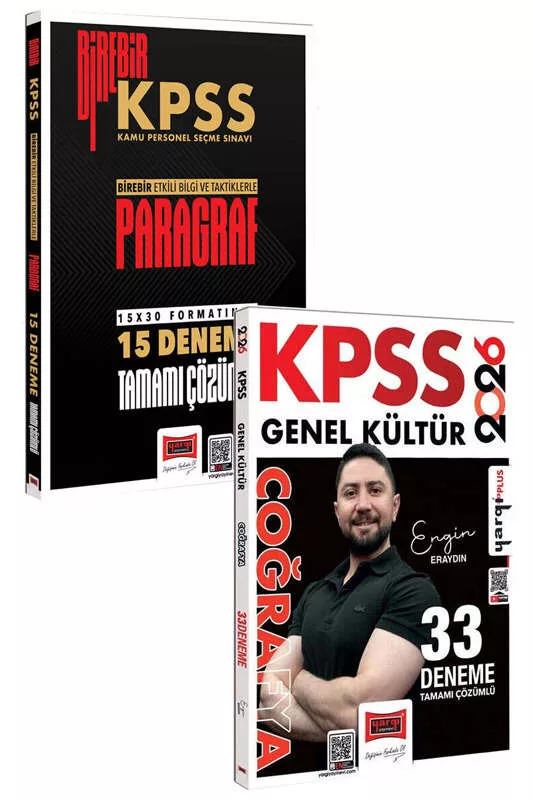 Yargı Yayınları 2026 KPSS Paragraf ve Genel Kültür Coğrafya Tamamı Çözümlü Deneme Seti