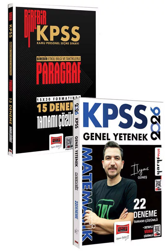 Yargı Yayınları 2026 KPSS Paragraf ve Genel Yetenek Matematik Tamamı Çözümlü Deneme Seti