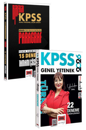 Yargı Yayınları 2026 KPSS Paragraf ve Genel Yetenek Türkçe Tamamı Çözümlü Deneme Seti