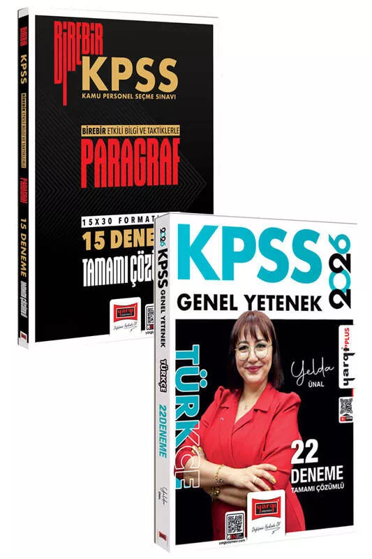 Yargı Yayınları 2026 KPSS Paragraf ve Genel Yetenek Türkçe Tamamı Çözümlü Deneme Seti