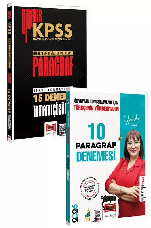 Yargı Yayınları 2026 KPSS Paragraf ve Tüm Adaylar İçin Türkçe Tamamı Çözümlü Deneme Seti