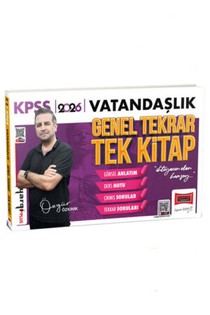 Yargı Yayınları 2026 KPSS Vatandaşlık Genel Tekrar Tek Kitap Özgür Özkınık