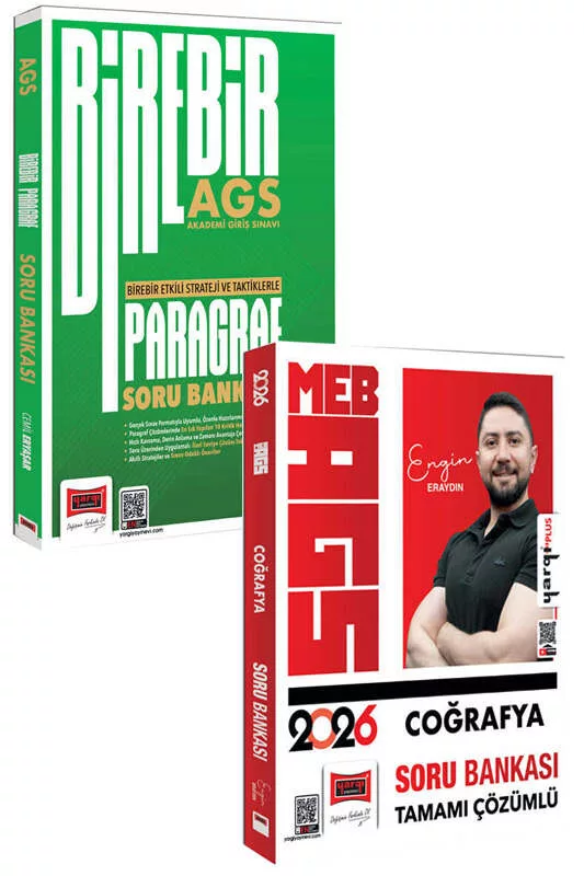 Yargı Yayınları 2026 MEB - AGS Paragraf ve Tamamı Çözümlü Coğrafya Soru Bankası Seti
