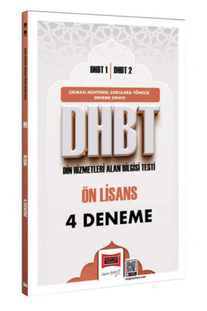 Yargı Yayınları DHBT 1 - DHBT 2 Ön Lisans 4 Deneme Sınavı