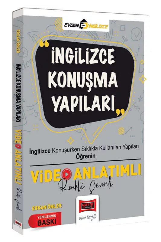 Yargı Yayınları İngilizce Konuşma Yapıları Video Anlatımlı Renkli Çevirili