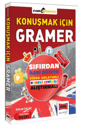 Yargı Yayınları Konuşmak İçin Gramer Sıfırdan İleri Düzeye Video Anlatımlı Renkli Çevirili