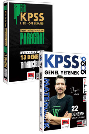 Yargı Yayınları 2026 KPSS Lise - Ön Lisans Paragraf ve Genel Yetenek Matematik Deneme Seti