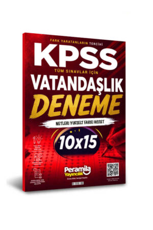 PeraMila Yayıncılık KPSS ve Tüm Sınavlar İçin Vatandaşlık 10x15 Tamamı Çözümlü Deneme Sınavı