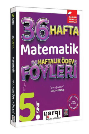Yargı Ders Arkadaşım 5.Sınıf Matematik 36 Haftalık Ödev Föyleri