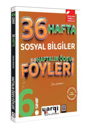 Yargı Ders Arkadaşım 6.Sınıf Sosyal Bilgiler 36 Haftalık Ödev Föyleri
