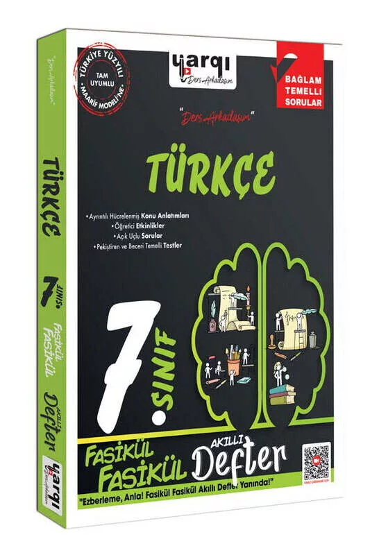 Yargı Ders Arkadaşım 7.Sınıf Türkçe Fasikül Fasikül Akıllı Defter