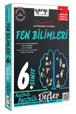 Yargı Ders Arkadaşım 6.Sınıf Fen Bilimleri Fasikül Fasikül Akıllı Defter