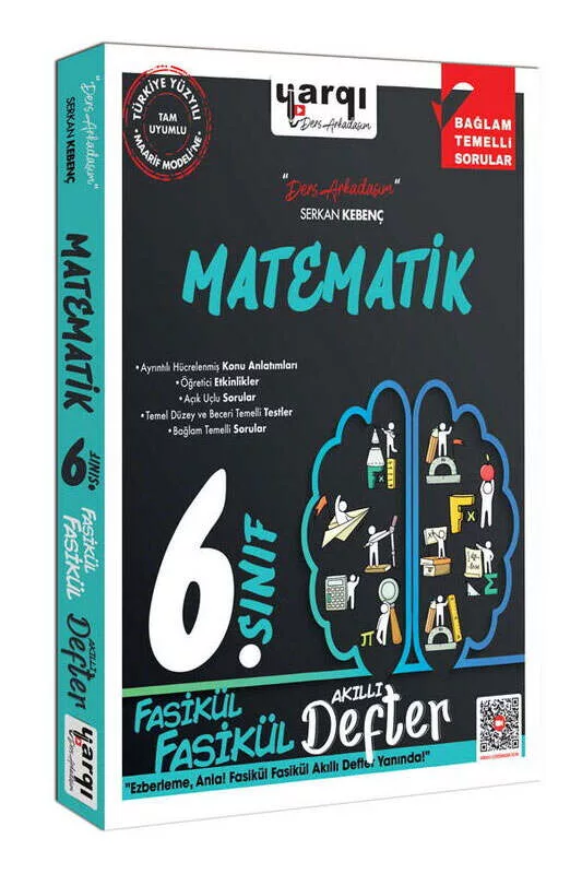 Yargı Ders Arkadaşım 6.Sınıf Matematik Fasikül Fasikül Akıllı Defter