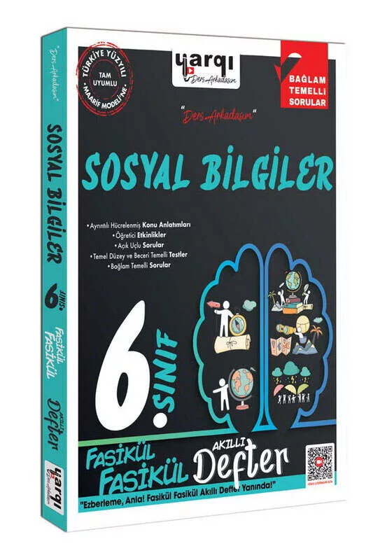 Yargı Ders Arkadaşım 6.Sosyal Bilgiler Fasikül Fasikül Akıllı Defter